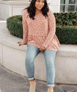 Ave Shops All About Flowers Top In Ginger Clothing