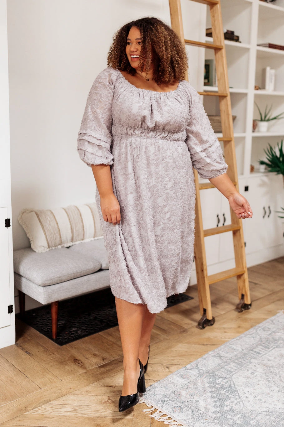 Ave Shops Opal Gray All Is Well Dress - Stylish Dresses, Rompers & Jumpsuits Collection 22 Ave Shops Dresses, Rompers, Jumpsuits All Is Well Dress In Opal Gray