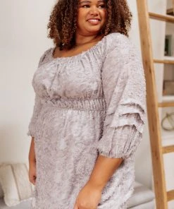 Ave Shops Opal Gray All Is Well Dress - Stylish Dresses, Rompers & Jumpsuits Collection 53 Ave Shops Dresses, Rompers, Jumpsuits All Is Well Dress In Opal Gray