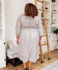 Ave Shops Opal Gray All Is Well Dress - Stylish Dresses, Rompers & Jumpsuits Collection 56 Ave Shops Dresses, Rompers, Jumpsuits All Is Well Dress In Opal Gray