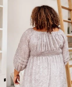 Ave Shops Opal Gray All Is Well Dress - Stylish Dresses, Rompers & Jumpsuits Collection 57 Ave Shops Dresses, Rompers, Jumpsuits All Is Well Dress In Opal Gray