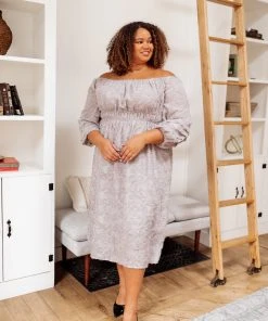 Ave Shops Opal Gray All Is Well Dress - Stylish Dresses, Rompers & Jumpsuits Collection 58 Ave Shops Dresses, Rompers, Jumpsuits All Is Well Dress In Opal Gray
