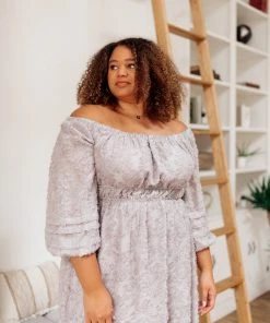 Ave Shops Opal Gray All Is Well Dress - Stylish Dresses, Rompers & Jumpsuits Collection 59 Ave Shops Dresses, Rompers, Jumpsuits All Is Well Dress In Opal Gray