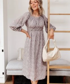 Ave Shops Opal Gray All Is Well Dress - Stylish Dresses, Rompers & Jumpsuits Collection 39 Ave Shops Dresses, Rompers, Jumpsuits All Is Well Dress In Opal Gray