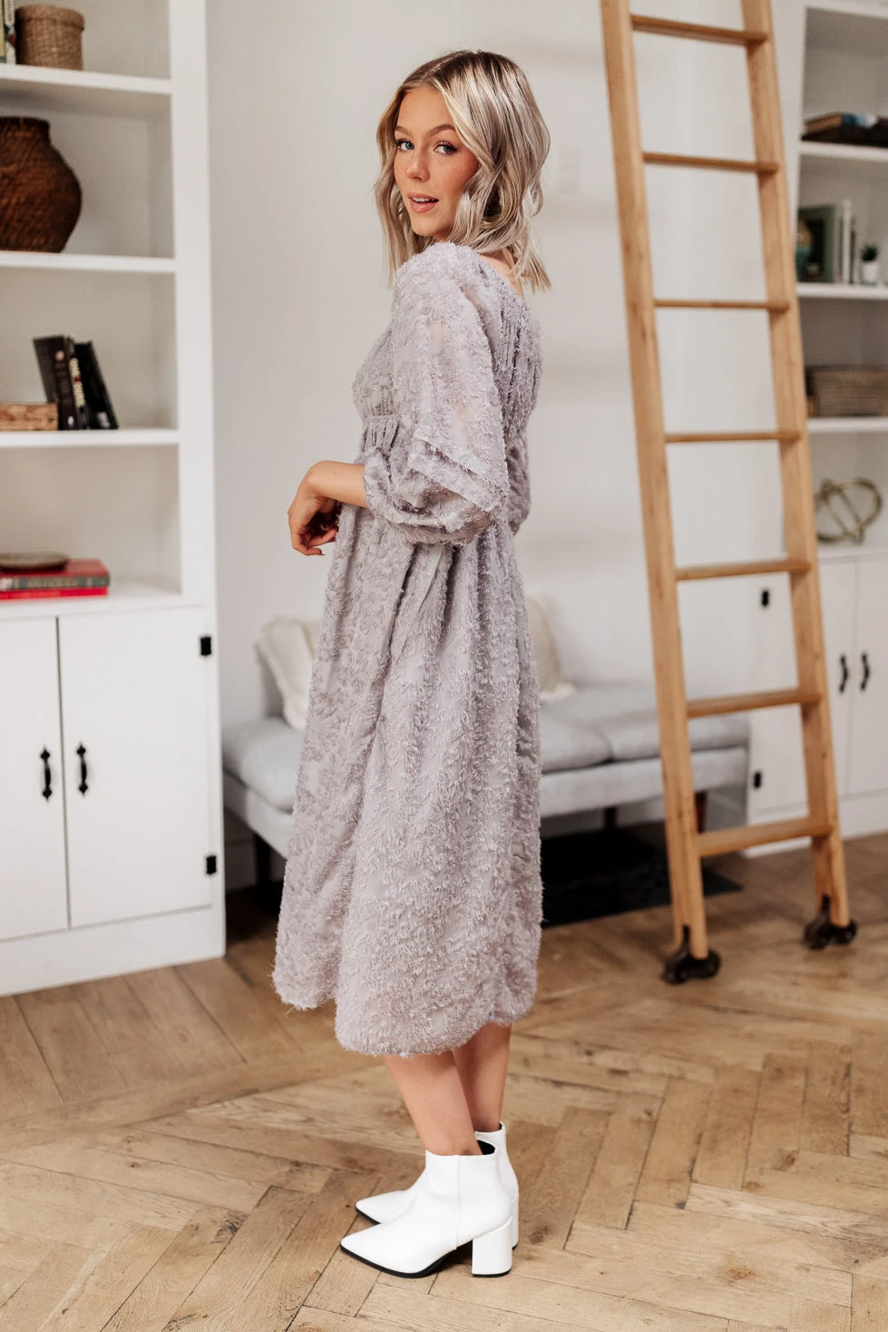 Ave Shops Opal Gray All Is Well Dress - Stylish Dresses, Rompers & Jumpsuits Collection 13 Ave Shops Dresses, Rompers, Jumpsuits All Is Well Dress In Opal Gray