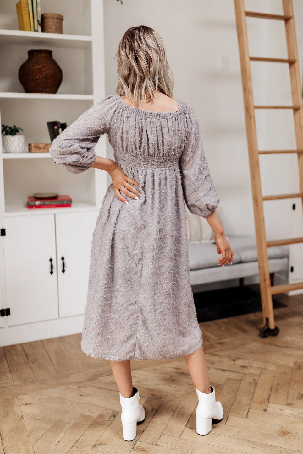 Ave Shops Opal Gray All Is Well Dress - Stylish Dresses, Rompers & Jumpsuits Collection 17 Ave Shops Dresses, Rompers, Jumpsuits All Is Well Dress In Opal Gray