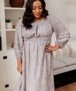 Ave Shops Opal Gray All Is Well Dress - Stylish Dresses, Rompers & Jumpsuits Collection 46 Ave Shops Dresses, Rompers, Jumpsuits All Is Well Dress In Opal Gray