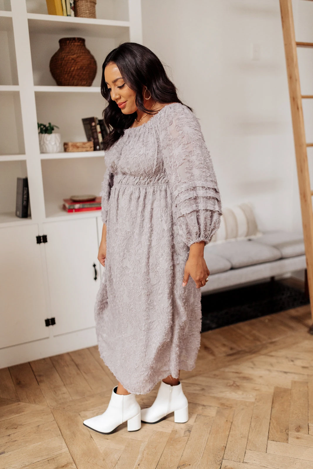 Ave Shops Opal Gray All Is Well Dress - Stylish Dresses, Rompers & Jumpsuits Collection 20 Ave Shops Dresses, Rompers, Jumpsuits All Is Well Dress In Opal Gray