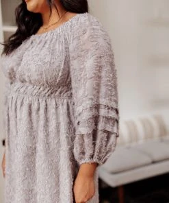 Ave Shops Opal Gray All Is Well Dress - Stylish Dresses, Rompers & Jumpsuits Collection 40 Ave Shops Dresses, Rompers, Jumpsuits All Is Well Dress In Opal Gray