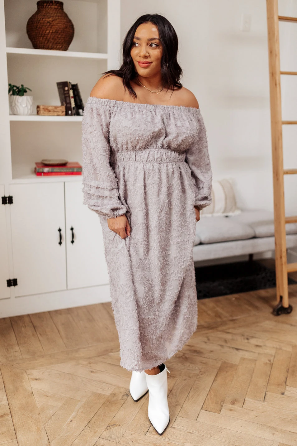 Ave Shops Opal Gray All Is Well Dress - Stylish Dresses, Rompers & Jumpsuits Collection 19 Ave Shops Dresses, Rompers, Jumpsuits All Is Well Dress In Opal Gray