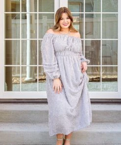 Ave Shops Opal Gray All Is Well Dress - Stylish Dresses, Rompers & Jumpsuits Collection 35 Ave Shops Dresses, Rompers, Jumpsuits All Is Well Dress In Opal Gray
