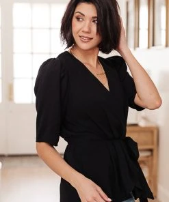 Ave Shops All Set Top In Black Clothing