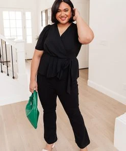 Ave Shops All Set Top In Black Clothing