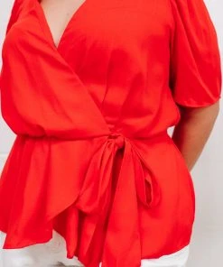 Ave Shops All Set Top In Red - Stylish Short Sleeve Tops for Women 20 Ave Shops All Set Top In Red Clothing