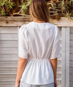 Ave Shops Clothing All Set Top In White