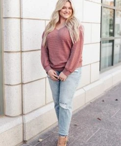 Ave Shops Along The Way Mauve Cardigan - Stylish Women's Outerwear 22 Ave Shops Along The Way Top In Mauve