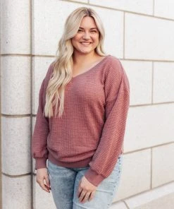 Ave Shops Along The Way Top In Mauve