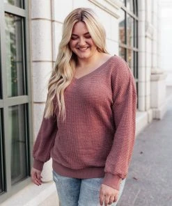 Ave Shops Along The Way Mauve Cardigan - Stylish Women's Outerwear 25 Ave Shops Along The Way Top In Mauve