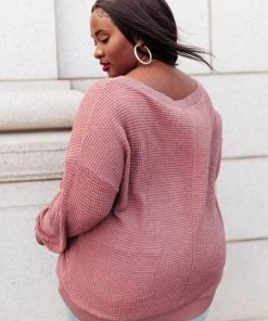 Ave Shops Along The Way Mauve Cardigan - Stylish Women's Outerwear 33 Ave Shops Along The Way Top In Mauve