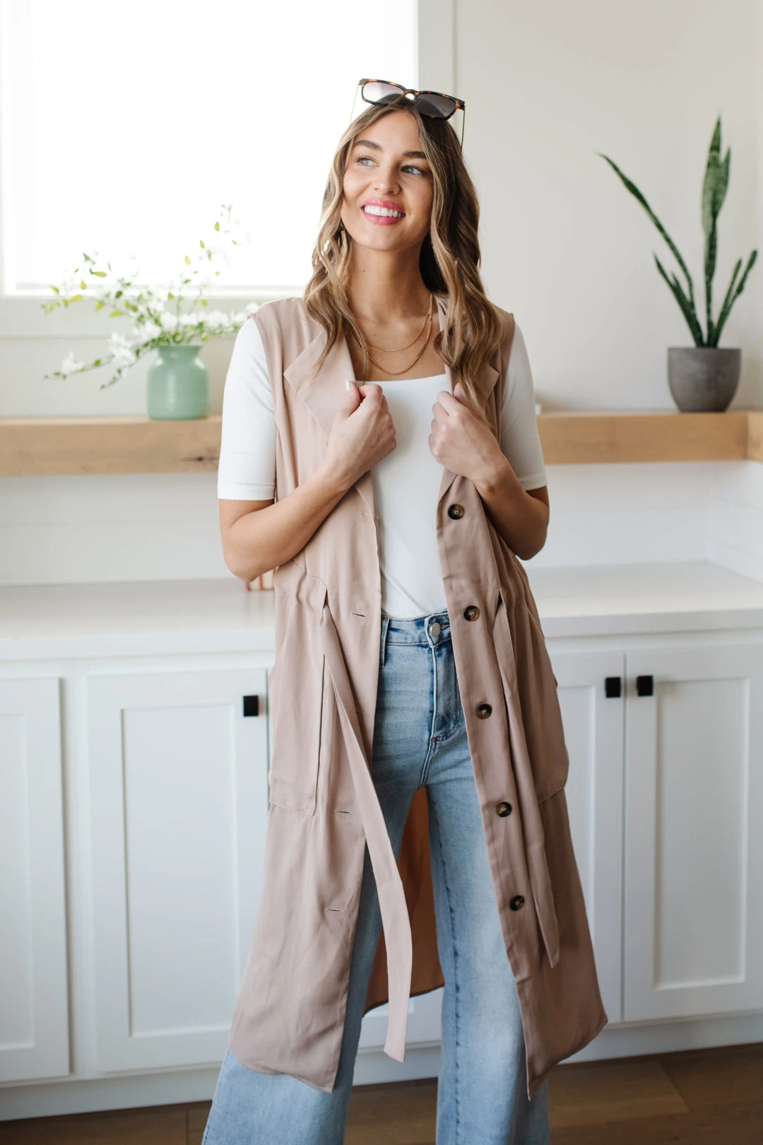 Ave Shops Alyssa Square Neck Tee in White - Women's Short Sleeve Top 7 Ave Shops Alyssa Square Neck Tee In White