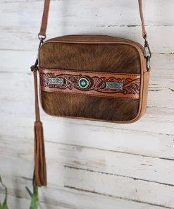 Montana West Amelia Brown Cowhide Wristlet/Crossbody Handbag - MEGA SALE | Stylish & Functional -The Cinchy Cowgirl Store AmeliaBrownCowhideWristletCrossbodyHandbag 1080x