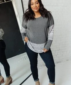 Ave Shops Anacaona Drop Shoulder Top Long Sleeve Tops