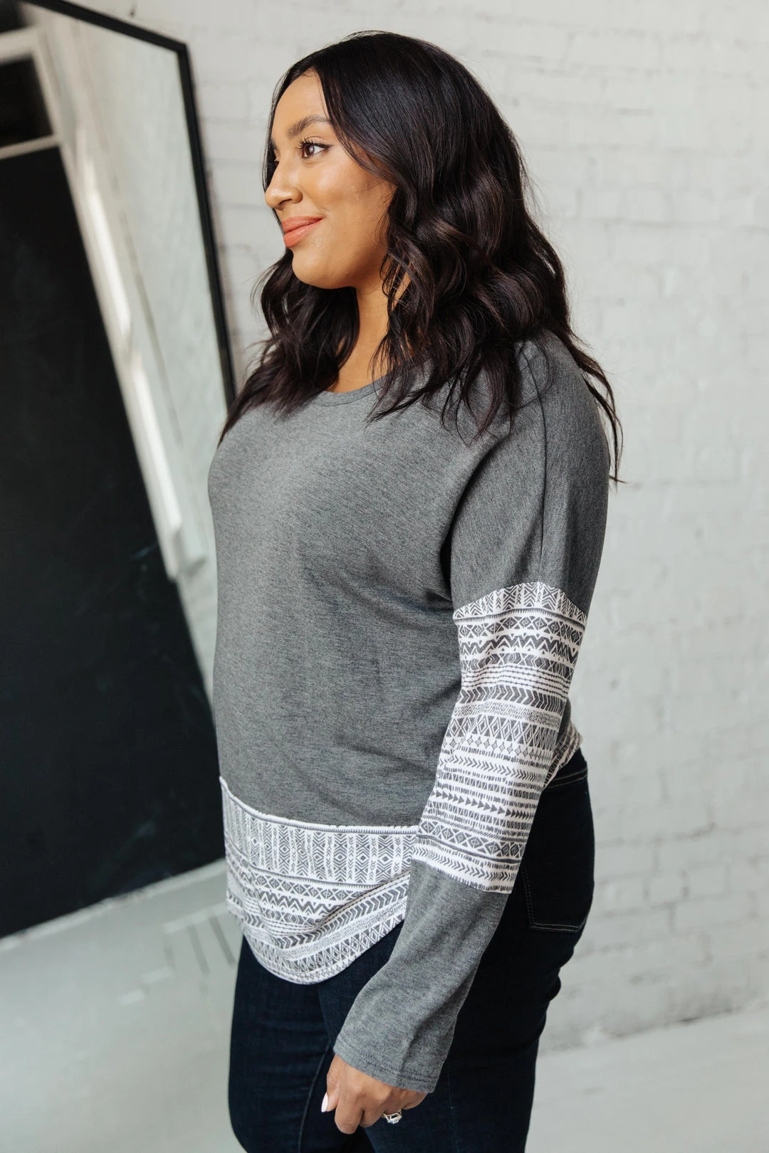 Ave Shops Anacaona Drop Shoulder Top - Stylish Long Sleeve Tops for Women 6 Ave Shops Anacaona Drop Shoulder Top Long Sleeve Tops