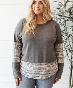 Ave Shops Anacaona Drop Shoulder Top - Stylish Long Sleeve Tops for Women 24 Ave Shops Anacaona Drop Shoulder Top Long Sleeve Tops