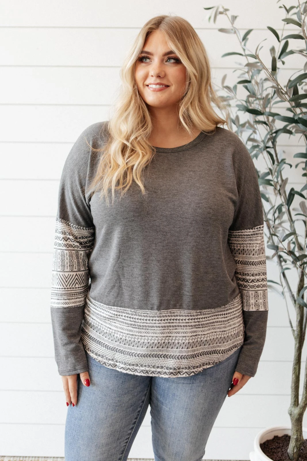 Ave Shops Anacaona Drop Shoulder Top - Stylish Long Sleeve Tops for Women 12 Ave Shops Anacaona Drop Shoulder Top Long Sleeve Tops