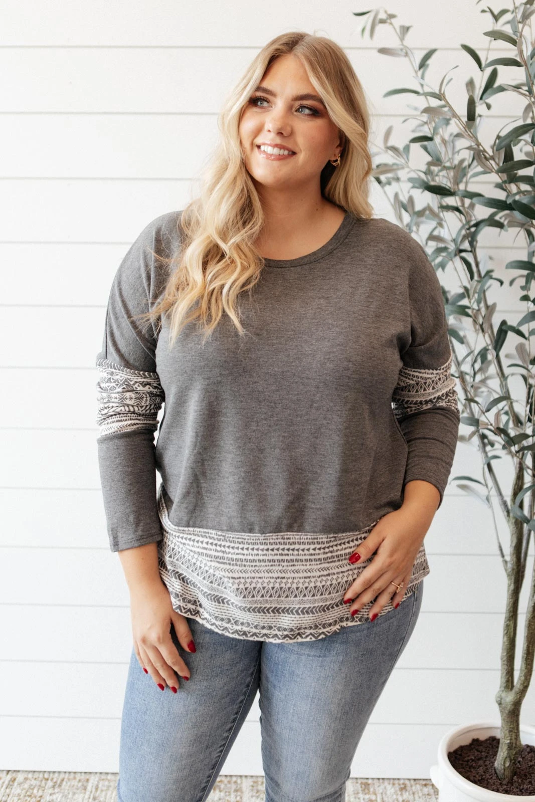 Ave Shops Anacaona Drop Shoulder Top - Stylish Long Sleeve Tops for Women 9 Ave Shops Anacaona Drop Shoulder Top Long Sleeve Tops