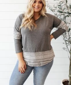 Ave Shops Anacaona Drop Shoulder Top - Stylish Long Sleeve Tops for Women 22 Ave Shops Anacaona Drop Shoulder Top Long Sleeve Tops