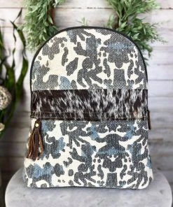 Myra Animal Print Cowhide Backpack