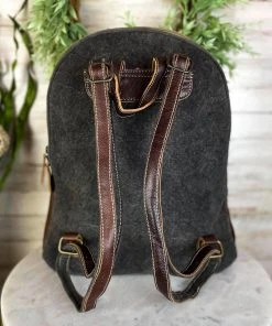 Myra Animal Print Cowhide Backpack