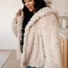 Ave Shops Cardigans, Sweaters, Outerwear Annika Plush Faux Fur Jacket