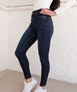 Ave Shops Bottoms & Jeans Around The Clock Hi-Waist Skinny Jeans