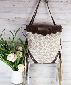 Bbags Arya Neutral Boho Aztec Crossbody Handbag >> MEGA SALE <<
