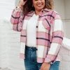 Ave Shops Aspen Shacket - Pink Long Sleeve Tops for Women | Stylish Cardigan & Outerwear 1 Ave Shops Aspen Shacket In Pink Long Sleeve Tops
