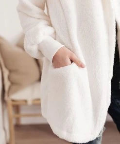 Ave Shops Cardigans, Sweaters, Outerwear At The Lodge Fuzzy Cardigan In Off White