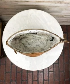 Myra Audacious Cowhide & Floral Embossed Crossbody