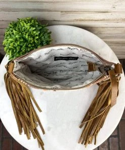 Bbags Aztec Sunflower Fringe Crossbody Handbags & Wallets