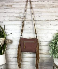Bbags Aztec Sunflower Fringe Crossbody Handbags & Wallets