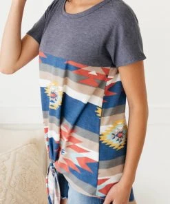 Ave Shops Aztec Tie Tee