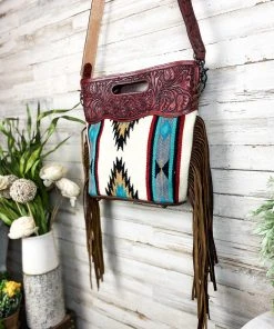 American Darling Back In Time Aztec Fringe Handbag Handbags & Wallets