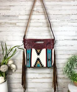 American Darling Back In Time Aztec Fringe Handbag Handbags & Wallets
