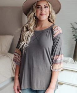 Ave Shops Balboa Tunic In Slate