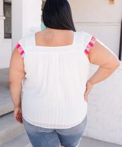 Ave Shops Women's Beach Picnic Top - Lightweight Short Sleeve Blouse for Summer 39 Ave Shops Clothing Beach Picnic Top