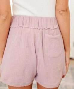 Ave Shops Beachwalk Shorts In Mauve Bottoms & Jeans