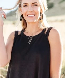 Ave Shops Short Sleeve Tops Bella Tank In Black