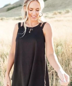 Ave Shops Short Sleeve Tops Bella Tank In Black