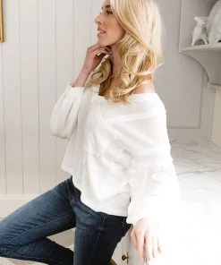 Ave Shops Bellissimo Draped V-neck Sweater Clothing